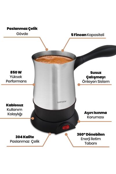 GOLDMASTER Cezvem In-6126 - Electric Coffee Pot Machine