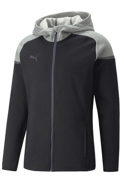 Puma Ανδρικές μαύρες κουκούλες Jkt - Teamcup Casuals 65798703
