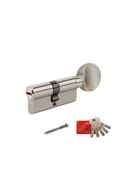 Kale Kilit 164 Bme 68 Mm Latched Nickel Barrel External Door Hub with 5 Keys