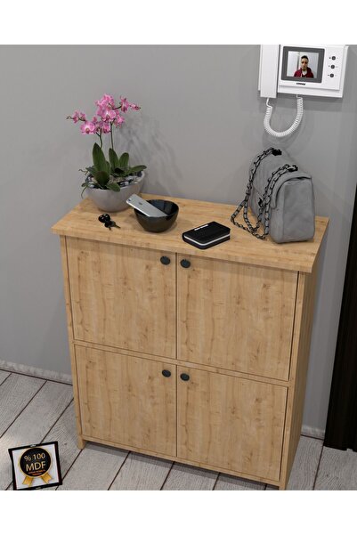 KONAK EV EŞYALARI Torre Ayakkabılık,%100 MDF,Kolay Kurulum,ÇokAmaçlı Dolap