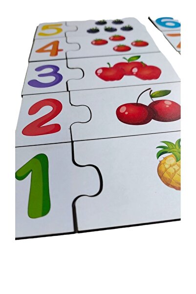 kayasan kids Montessori Sayı Eşleştirme Oyunu