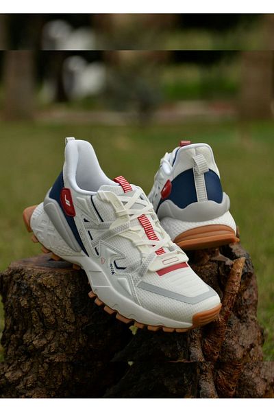 Lescon Unisex 4 εποχών, Εγγυημένη αντιολισθητική σόλα Ορθοπεδικά ελαφριά άνετα αθλητικά παπούτσια σε λευκό στυλ