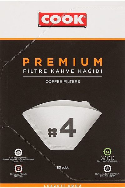 COOK Premium Filter Coffee Paper - Size 4