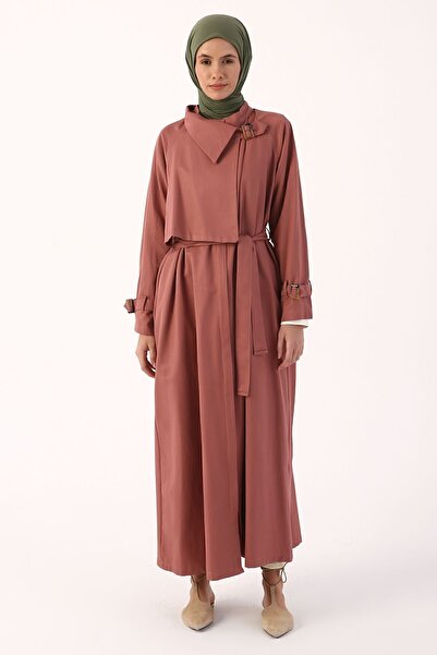 ALLDAY Achát széldzseki darab öves cipzár Abaya