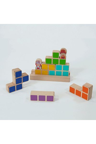 Zetzeka Zet Tower (SMALL ENGINES) Intelligence And Mind Game 3 Years Old 1 Player