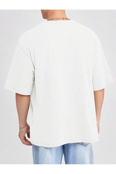 EYAX MODA Plus Size Comfortable Unisex T-Shirt - Crew Neck