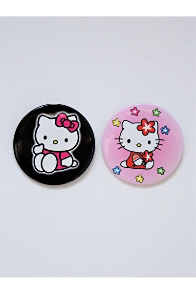Teal Collection Hellokitty Arkası Iğneli Rozet
