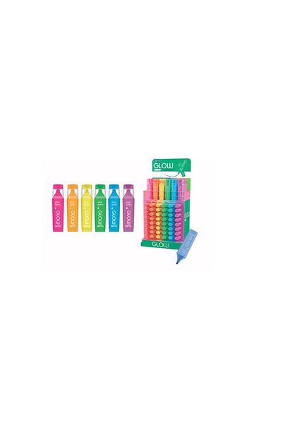 Gıpta Highlighter (Marking Pen) Neon Assorted Colors F1577 (180 Li Stand)
