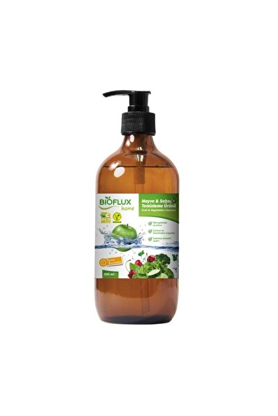 Nanomik Bioflux Home Meyve Sebze Yıkama Temizleme Ürünü-500 ml