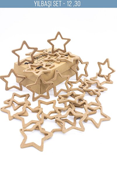 na neşeli ahşap Yılbaşı süsü çocuk okul öncesi etkinlik Yılbaşı ağacı dekoru ...