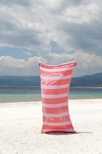 İrya 100% Ocean Cotton Peshtemal Ροζ 90x170