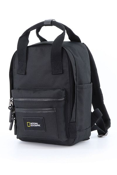 NATIONAL GEOGRAPHIC LEGEND Small Backpack Black, Durable WaterResistant Padded Laptop Casual Daypack