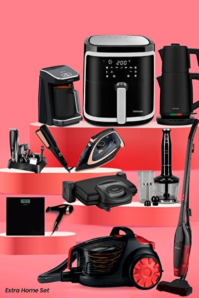 GOLDMASTER Extra Home Set 61 Parça Avantajlı Elektronik Evlilik Paketi Elektrikli Mutfak Çeyiz Seti