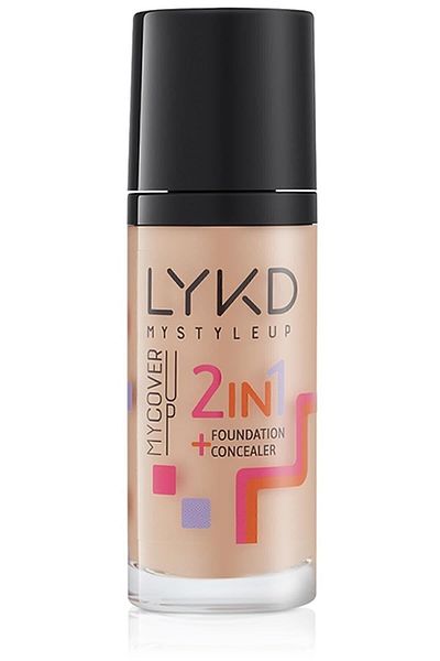 lykd 140 Natural Beige 2 In 1 Foundation