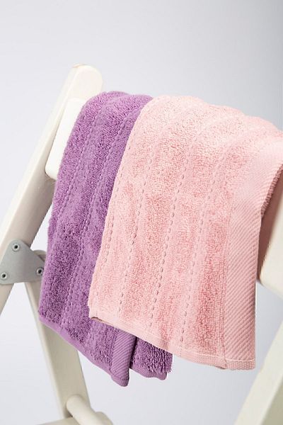 İrya Frizz 100% βαμβακερή πετσέτα μπάνιου Ροζ 70x130