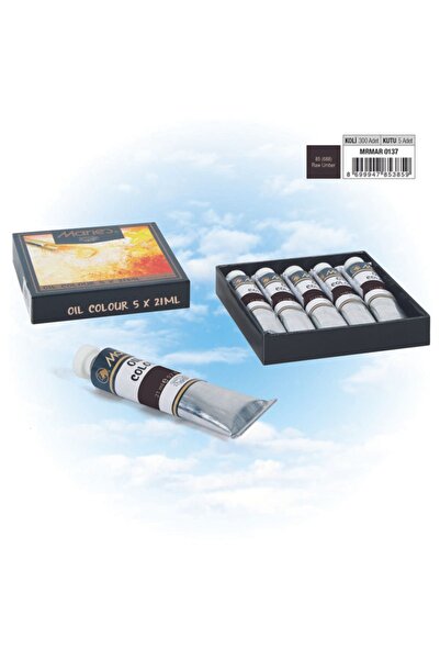 Maries Mrmar0137 Raw Umber E75-85 (688) 21ml Yağlı Boya 5'li