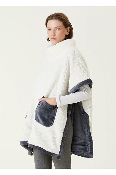 İrya Es Parla Sierra Poncho Anthracite Oversize