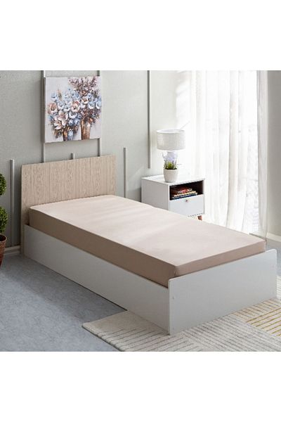 Home Box Bristol Single Polycotton Fitted Sheet - 90x200+25 cm