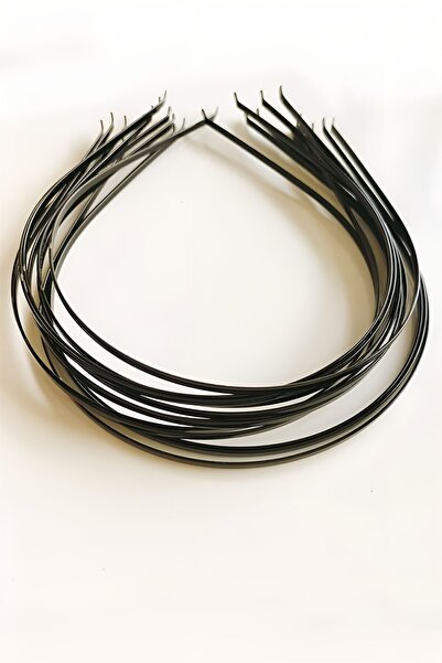 TıkTık AL 12 Adet 3 mm Siyah Metal Tel Taç