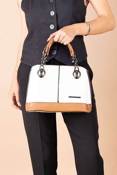 Getcho Ezra Women's Lacost Handbag and Crossbody Bag with Adjustable Strap