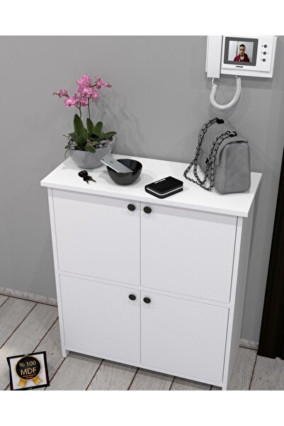 KONAK EV EŞYALARI Torre Ayakkabılık,%100 MDF,Kolay Kurulum,ÇokAmaçlı Dolap