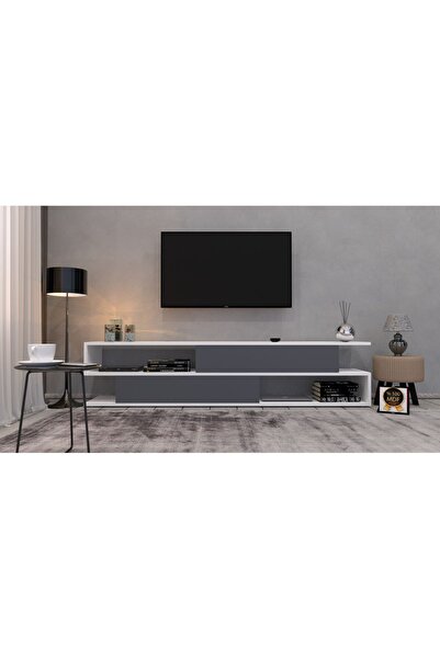 KONAK EV EŞYALARI Modern 3 TV Ünitesi,%100 MDF,KOLAY KURULUM,TV SEHPA