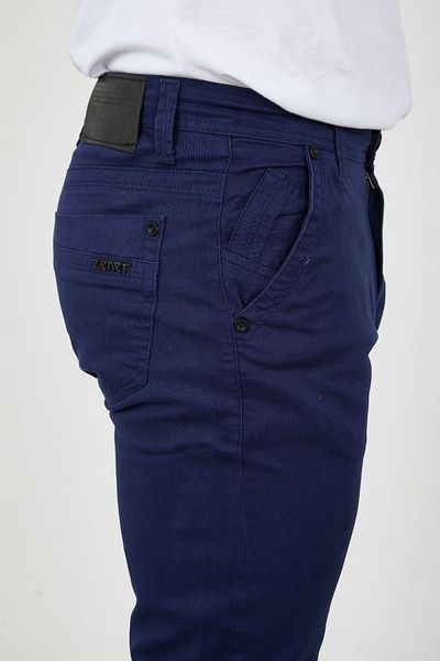 IMPOSING JNS Petrol Green 5 Pocket Cotton Men's Trousers - Wide Fit, Regular Fit