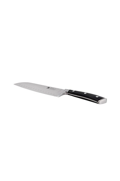 MasterPro Paslanmaz Çelik Santoku Bıçağı | Şef Bıçağı 17,5 Cm | Foodies It Serisi | 4311-ı