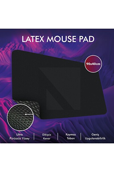 ACTIVE TEAM MP05 - 90x40 2xlarge Mousepad negru pentru jocuri |   Bază anti-a...