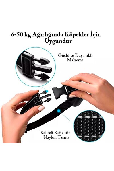 Hopdiye Spl150 Havlama Önleyici Köpek Tasması, Şoksuz, 6-50 Kg Için, Pilli Havlama Tasması, Köpek Eğitim