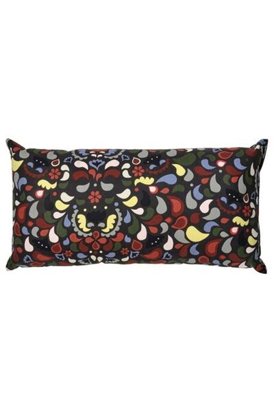 HOMHET Slanmott, Kırlent, 30x58 Cm, Siyah-çok Renkli