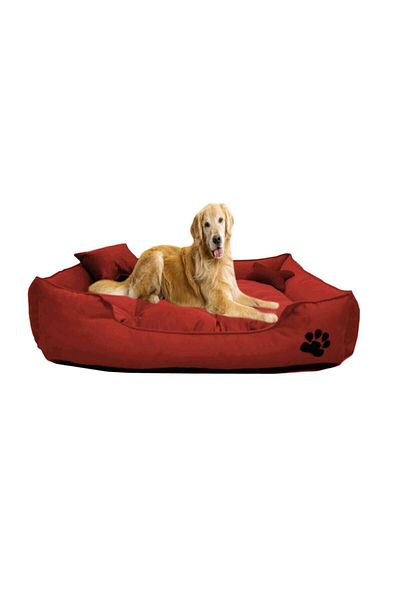Mavi Vitrin Elite Washable Ultra Soft Large Large Breed Dog Bed 90x70 Cm