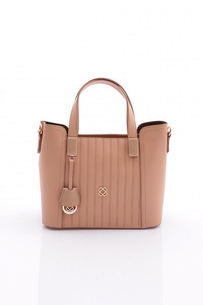 DGN Women's Column Shoulder and Shoulder Bag Nude 8183555