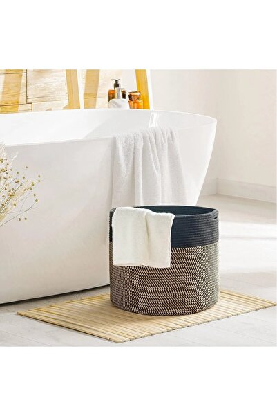 bestiva Ψάθινο καλάθι από γιούτα, οργανωτής παιχνιδιών και ρούχων, 40 x 35 εκ.