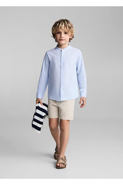 MANGO Kids Tricou Albastru Pentru Copii