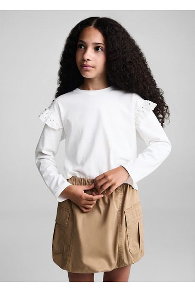 MANGO Kids Μπλουζάκι με στροφείς