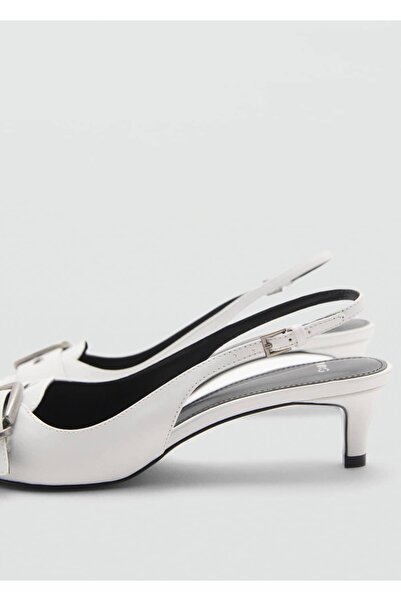 MANGO Woman Tokalı arkası açık ayakkabı