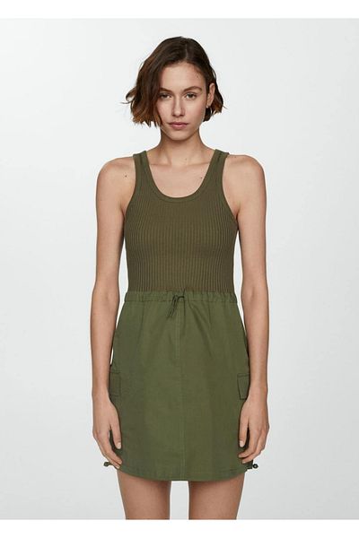 MANGO Woman Combined Parachute Dress