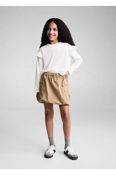 MANGO Kids Μπλουζάκι με στροφείς