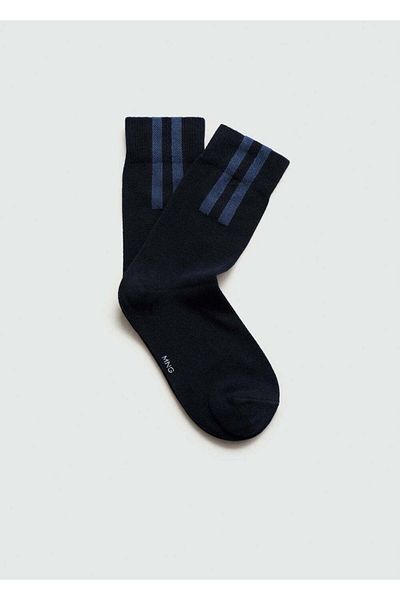 MANGO Man Striped cotton socks