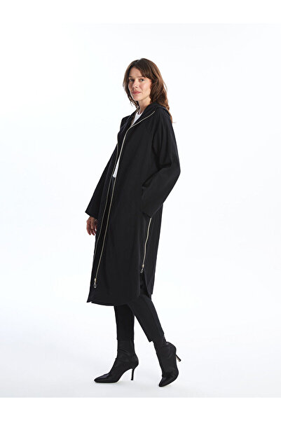 LC Waikiki με κουκούλα Απλό μακρυμάνικο γυναικείο τουνίκ