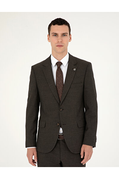 Pierre Cardin Kahverengi Slim Fit Takım Elbise 50292221-VR029