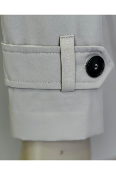 TerziAdemAltun Italian Style Slim Fit Men's Seasonal Trench Coat - Stone T11335