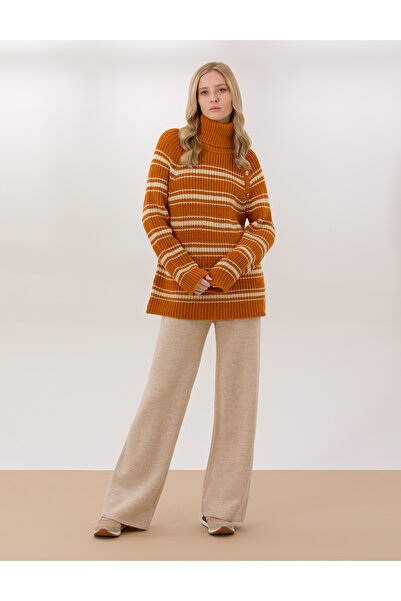 Pierre Cardin Krem Melanj Loose Fit Triko Pantolon 50260593-VR159