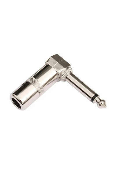 Lunatic 10852 GİTAR JACK 6.3 MM MONO L TİP METAL JACK