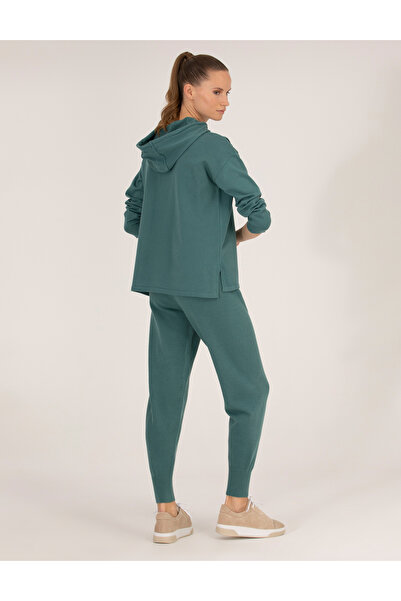 Pierre Cardin Mint Melange Slim Fit Knitwear Trousers 50261079 -Vr154