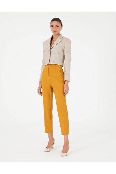 Pierre Cardin Safran Carrot Fit Fabric Trousers 50290370 -Vr043