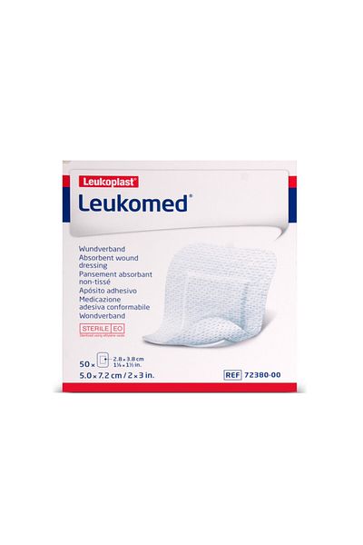 Leukoplast Bsn Leukomed غطاء جرح غير منسوج مع وسادة 5 سم × 7،2 م 50 قطعة