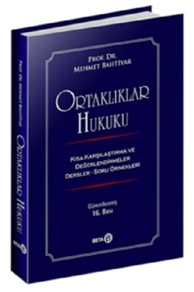 Beta Yayınevi Ortaklıklar Hukuku 18.Bası /Beta Yayın