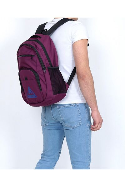 ASM SPOR Very Useful Backpack 30l Claret Red-blue